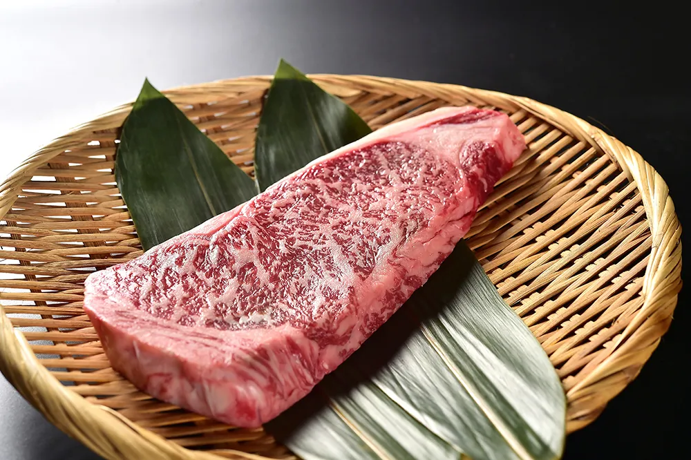 信州牛のステーキ