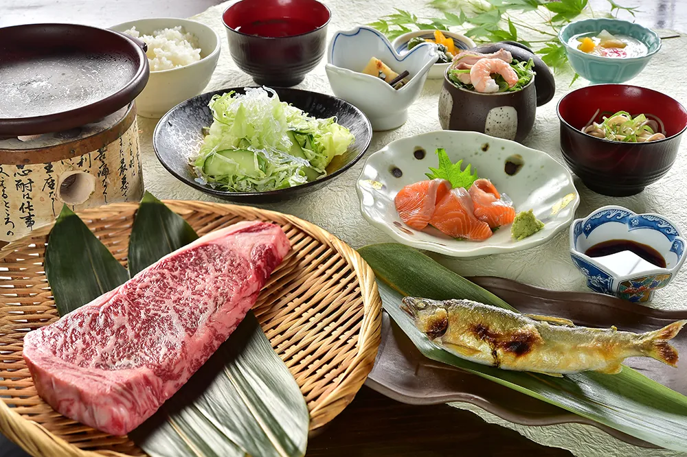 信州牛ステーキ御膳プラン