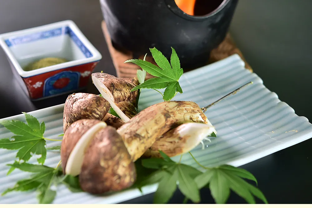 松茸づくし会席のお料理
